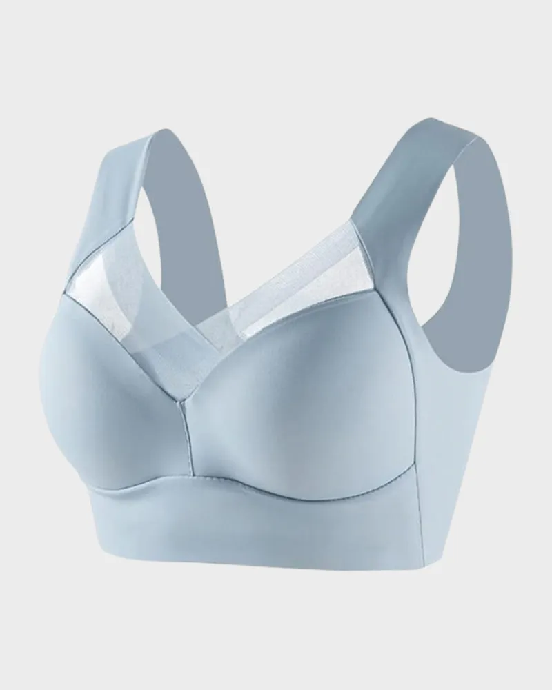 SheCurve® Seamless Wirefree Mesh Comfortable Smoothing Bra