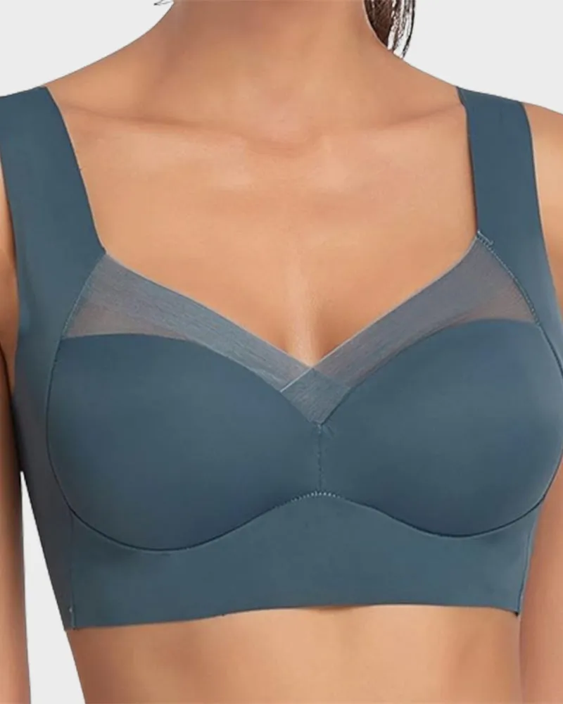 SheCurve® Seamless Wirefree Mesh Comfortable Smoothing Bra