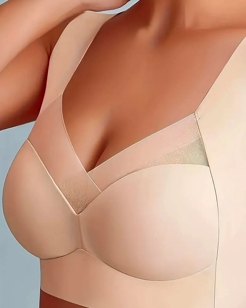 SheCurve® Seamless Wirefree Mesh Comfortable Smoothing Bra