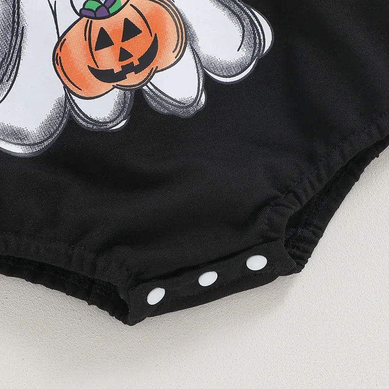 Spooky Sweet Pumpkin Romper