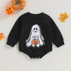 Spooky Sweet Pumpkin Romper