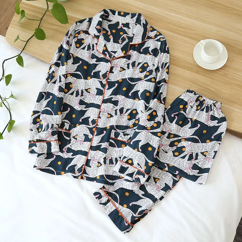 Spring & Summer Floral Pyjama Suit for Women