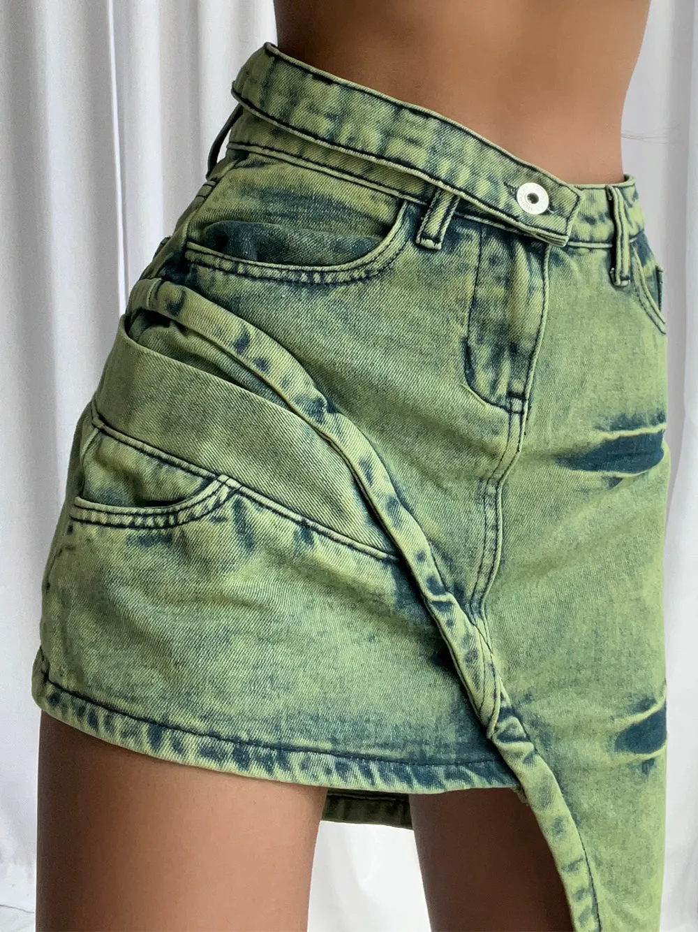 TETA Mini Denim Skirt