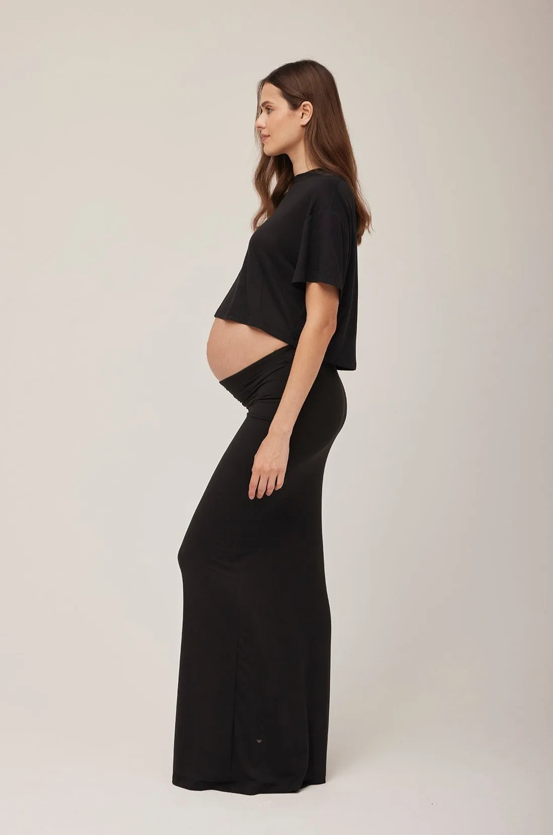 The Long Maternity Skirt