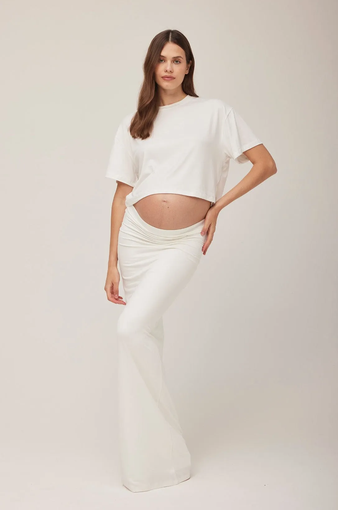 The Long Maternity Skirt