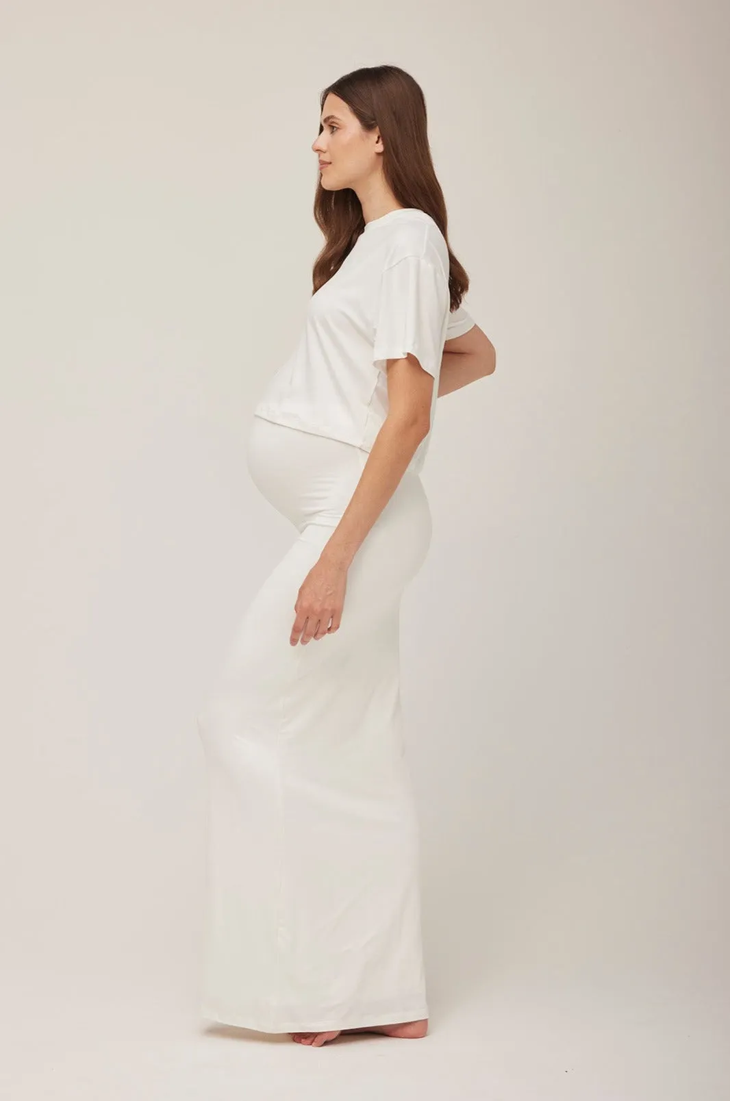 The Long Maternity Skirt