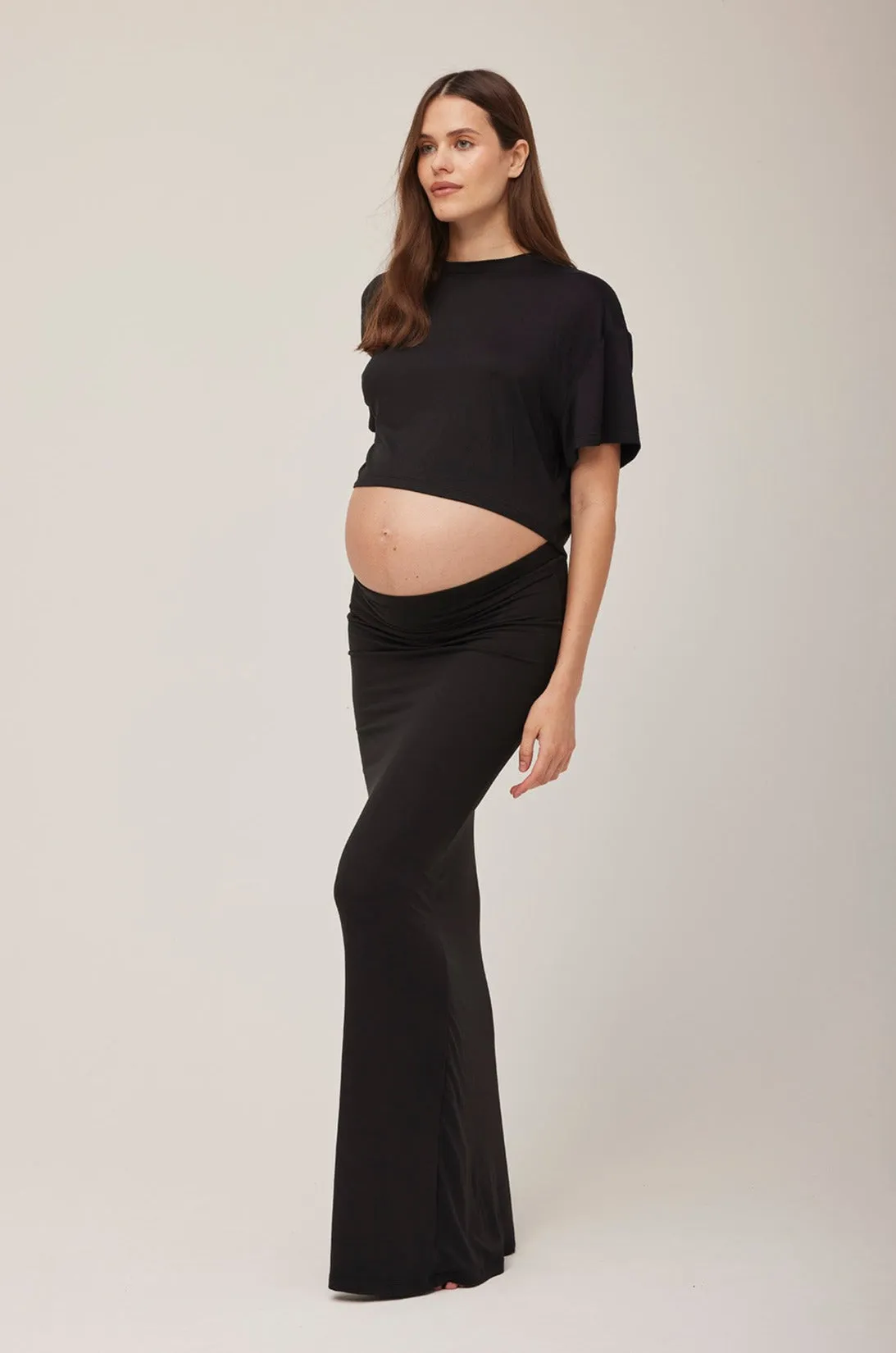 The Long Maternity Skirt