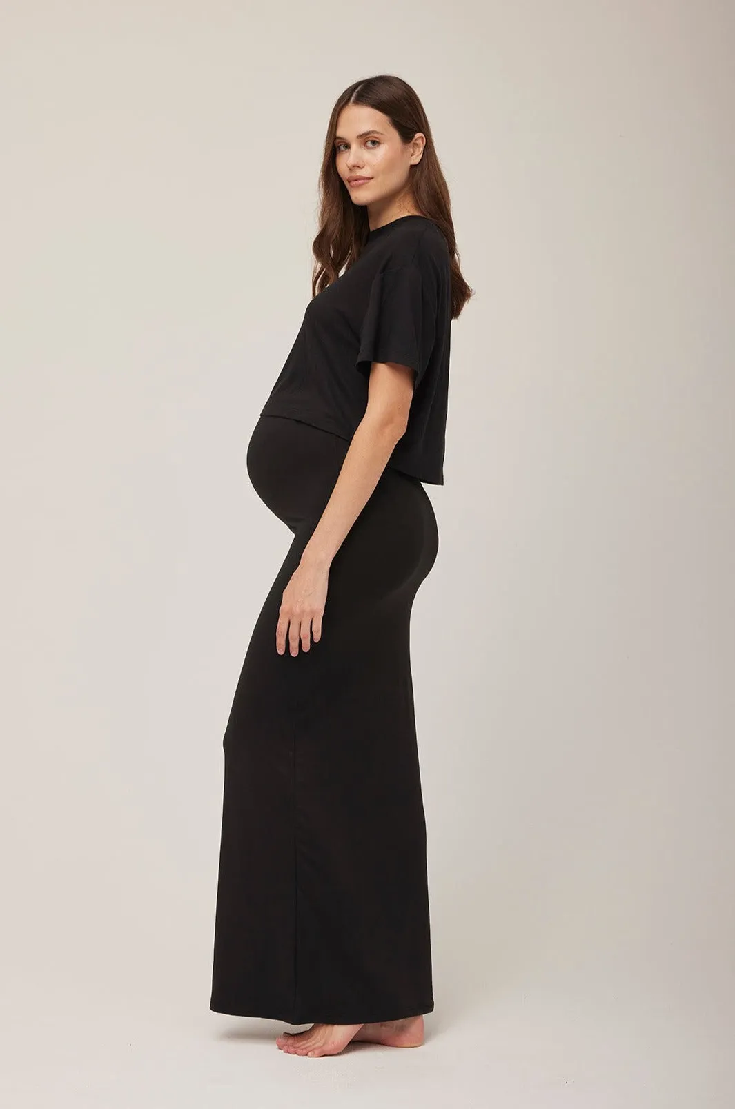 The Long Maternity Skirt