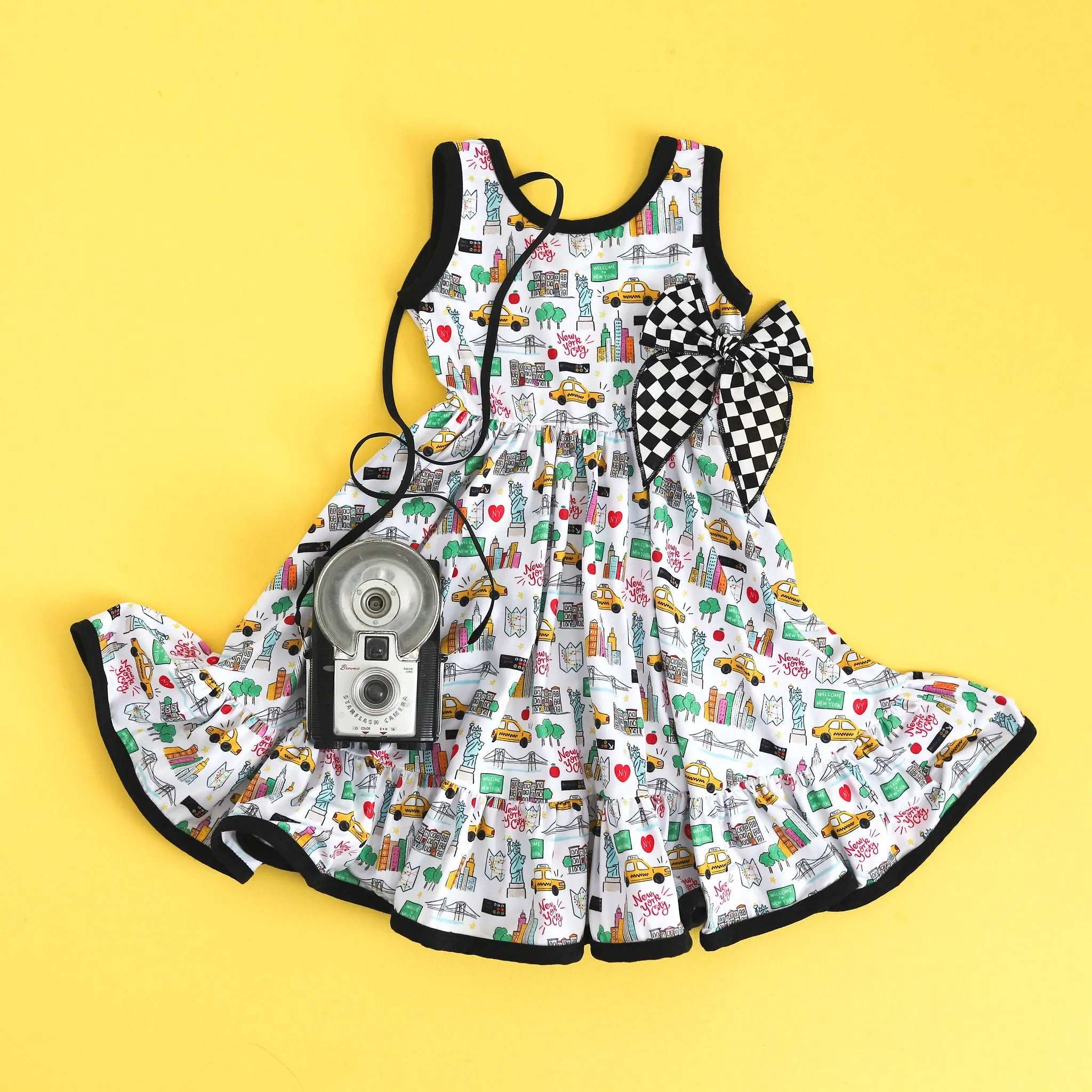 Welcome to NY Sleeveless Charm Dress