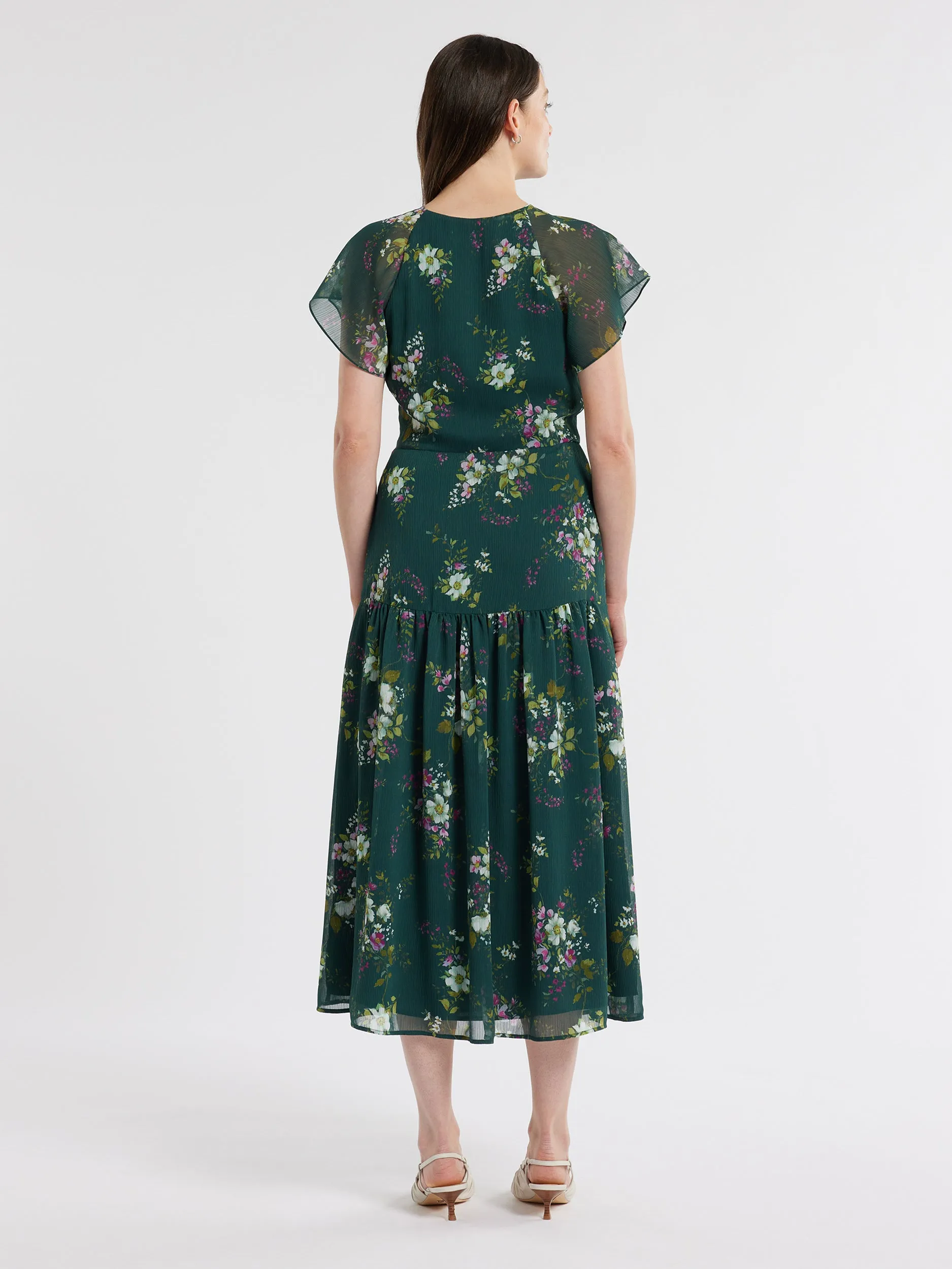 Woodland Bloom Midi Dress