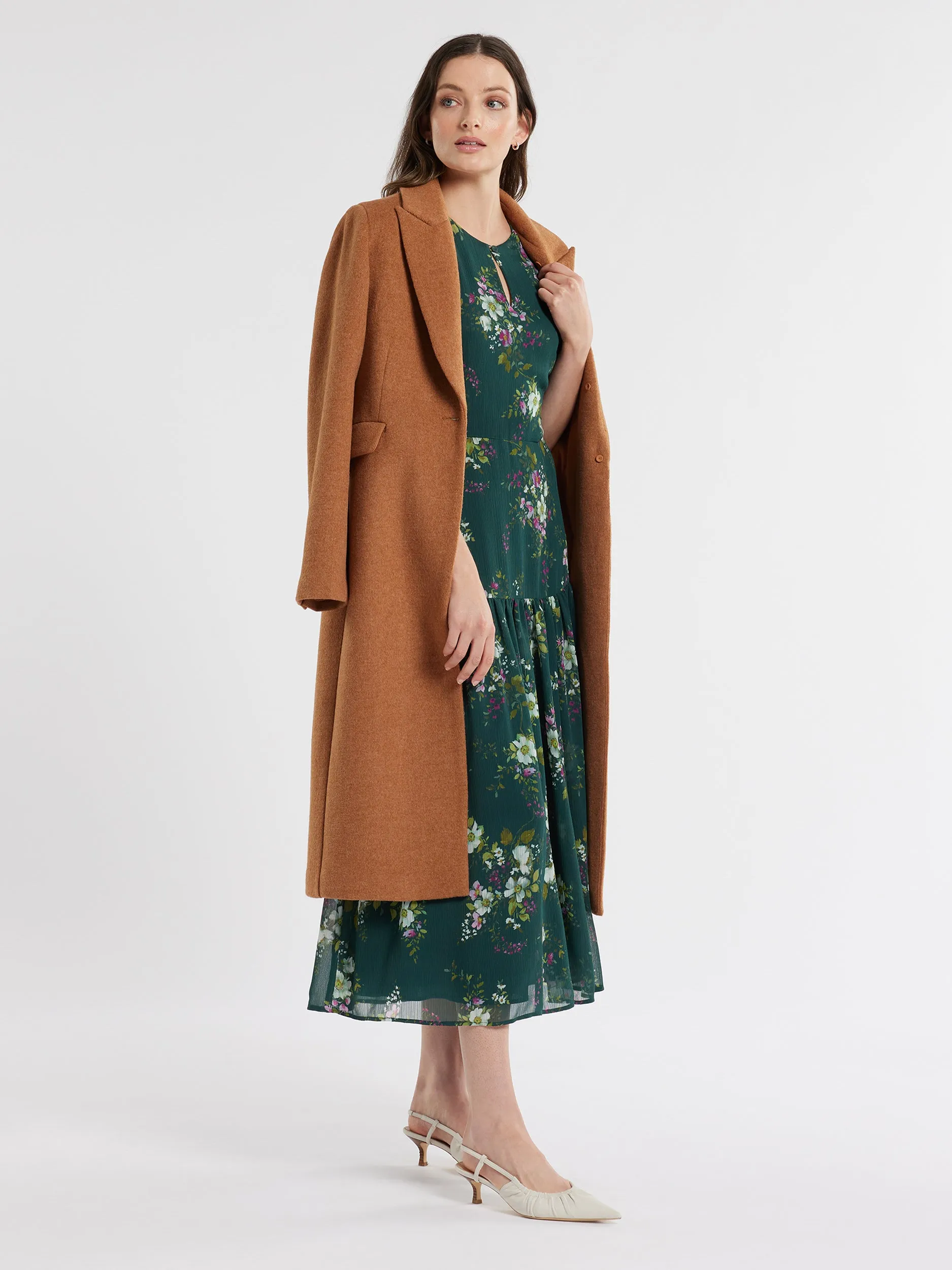 Woodland Bloom Midi Dress